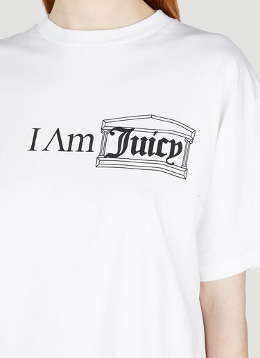 Aries x Juicy Couture I Am Juicy 티셔츠 화이트 ajy0352009