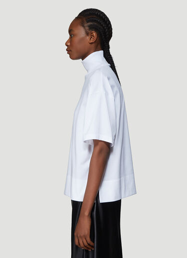 Acne Studios Stand Collar T-Shirt White acn0238026