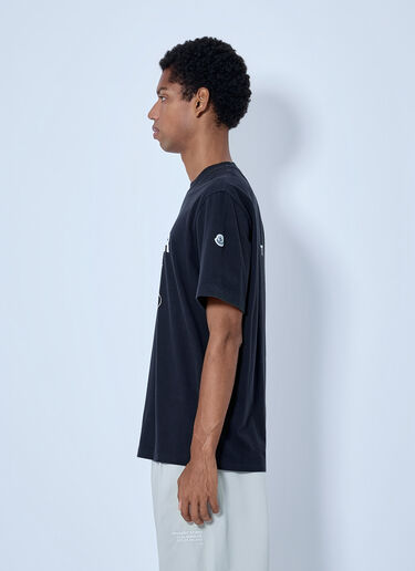 LN-CC® - Moncler x FRGMT Hiroshi Fujiwara: Graphic Logo T-Shirt - Black Moncler x FRGMT Hiroshi Fujiwara Graphic Logo T-Shirt Black mfr0166008