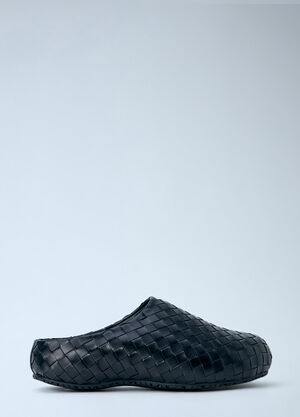 Bottega Veneta Klog Intrecciato Mules Black bov0165027