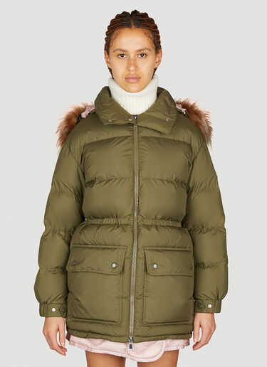 Moncler 타도른 쇼트 다운 파카 그린 mon0254008