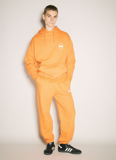 Boiler Room Logo Print Track Pants Orange bor0155006