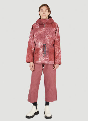 Marbled Pullover Parka Jacket Alive & More Marbled Pullover Parka Jacket Red aam0146001