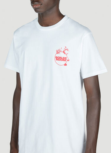 Boiler Room Tracklist T-Shirt White bor0153014