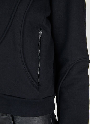 Mainline:RUS/Fr.CA/DE Piping Hooded Sweatshirt Black mai0352007