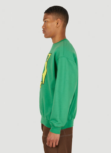 Rassvet Captek Flocked Knit Sweatshirt Green rsv0148014