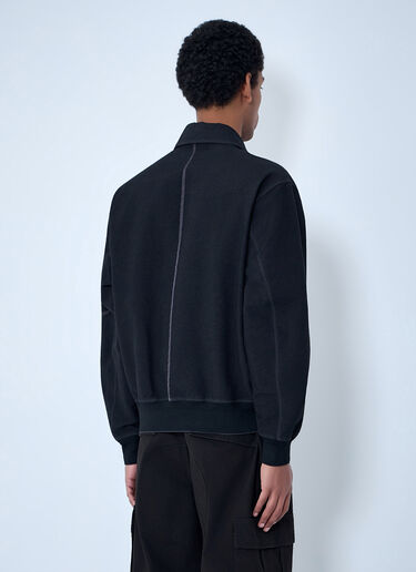 Massimo Osti Studio Zip-Up Bomber Jacket Black mao0164009