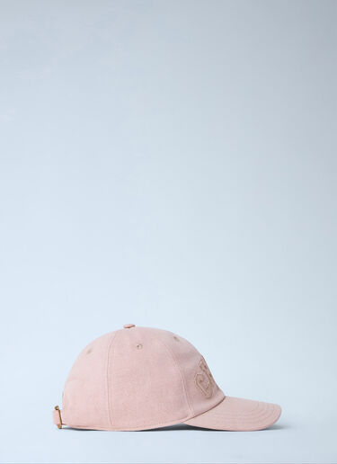 LN-CC® - Chloé: Chloé Signature Denim Cap - Pink Chloé Chloé Signature Denim Cap Pink chl0265070