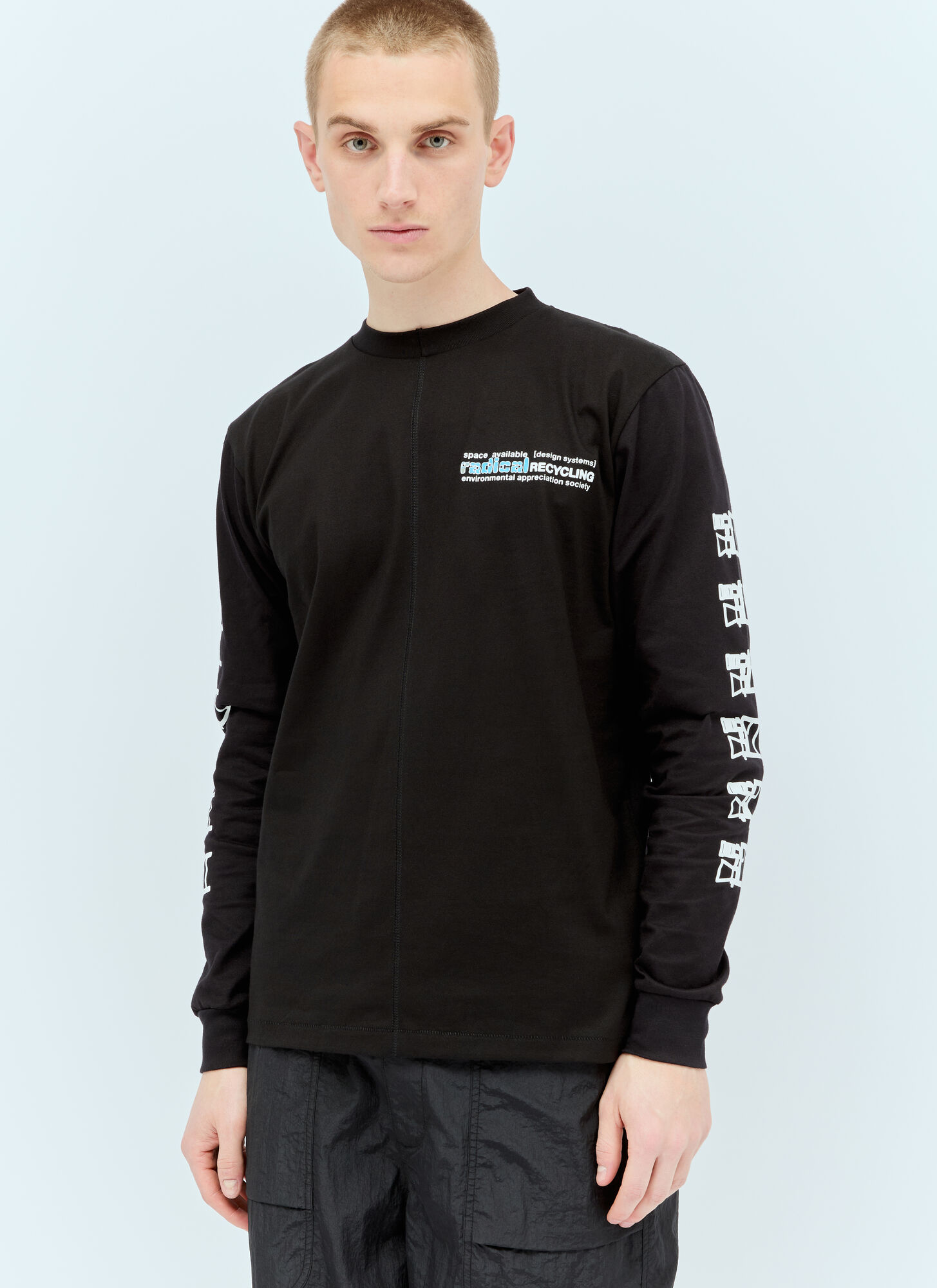 Shop Space Available Radical Recycling T-shirt In Black