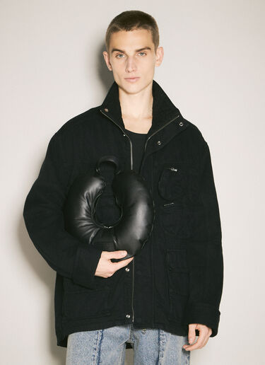 MM6 Maison Margiela Travel Pillow Bag Black mmm0158008