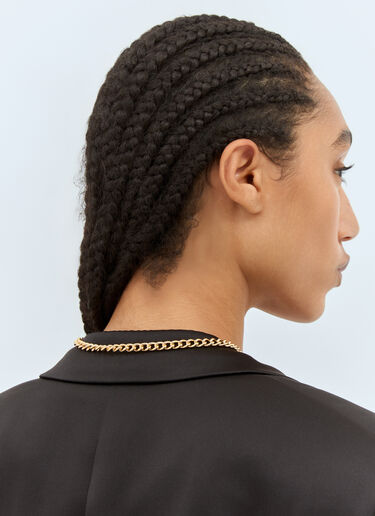 Jacquemus The Round Carré Necklace Gold jas0256007
