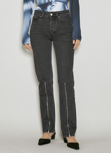 Eytys Orion Zip Jeans Black eyt0254003