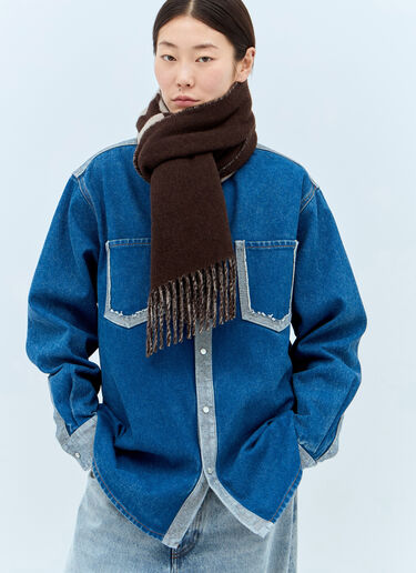 Jacquemus L'Echarpe Jacquemus Scarf Brown jac0358007