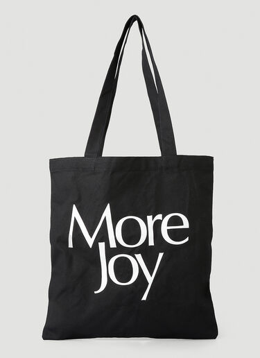 More Joy Logo Print Tote Bag Black mjy0347068