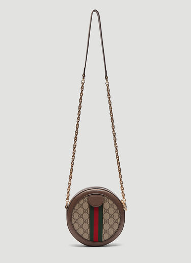 Gucci Ophidia Mini GG Round Shoulder Bag Brown guc0235008