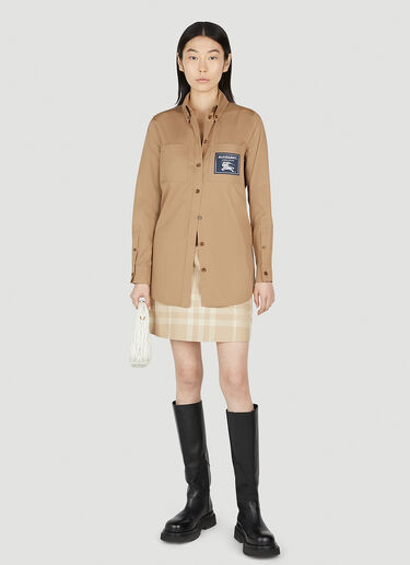 Burberry 파올라 라벨 셔츠 카멜 bur0252009