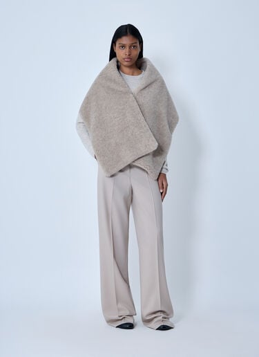 Max Mara Fringed Wool Scarf Green max0263050