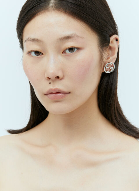 Marc Jacobs Interlocking G Single Earring Silver mcj0254015