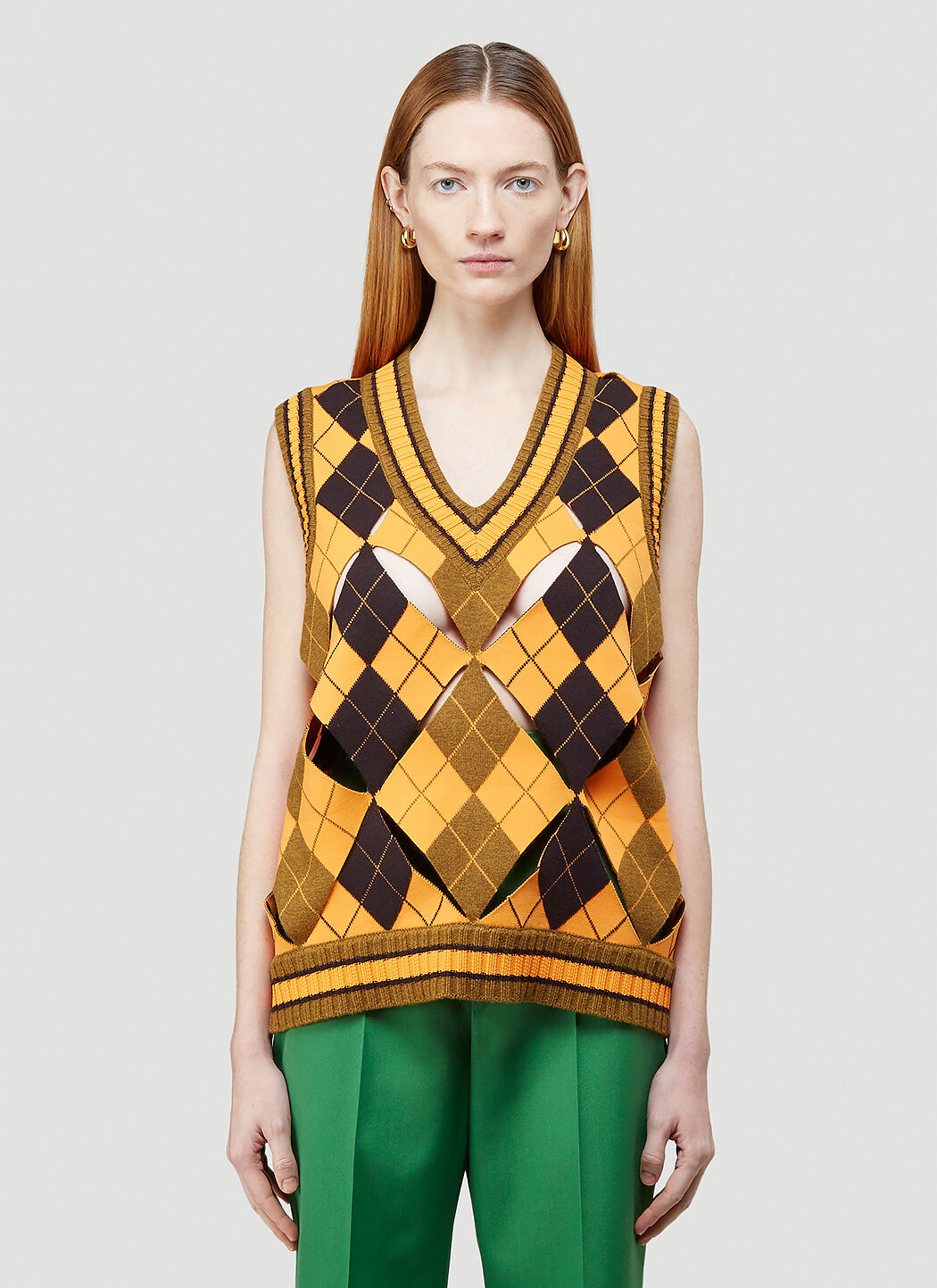 Burberry vest on sale orange
