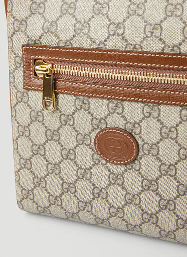 Gucci GG Supreme Messenger Crossbody Bag Beige guc0150208