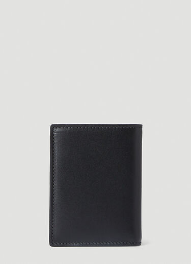 Comme des Garçons Wallet 클래식 프린트 바이폴드 지갑 블랙 cdw0352001