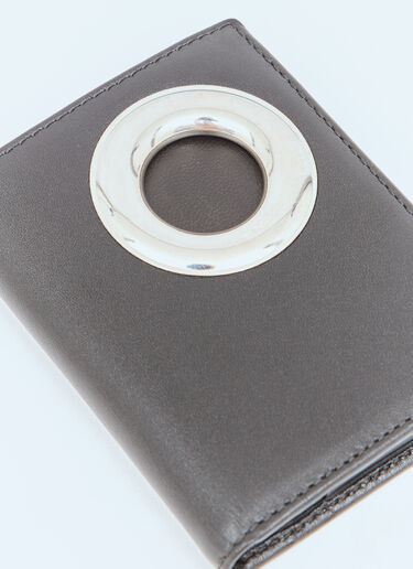 Comme des Garçons Wallet 실버 아이릿 지갑 블랙 cdw0357010