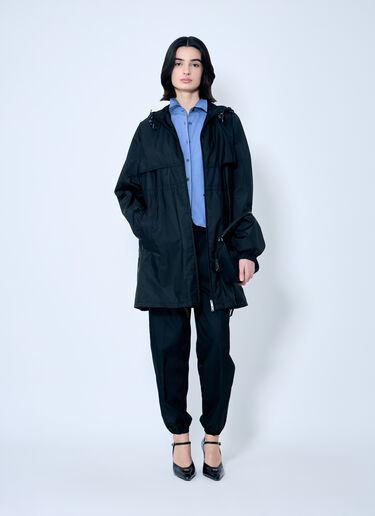 Prada Re-Nylon Hooded Jacket Black pra0260009