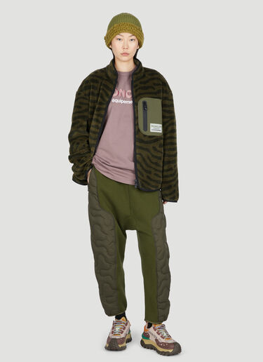 Moncler Salehe Bembury Teddy Zip-Up Sweatshirt Dark Green msb0354008