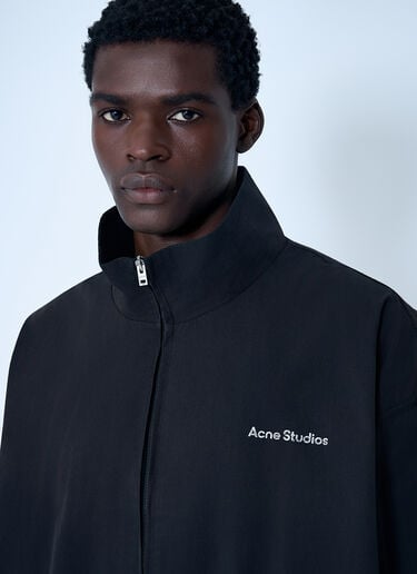 Logo Motif Jacket Acne Studios Logo Motif Jacket Black acn0162003
