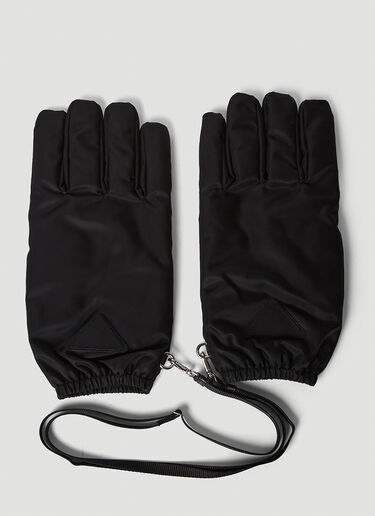Prada Re ナイロン手袋 ブラック pra0150021