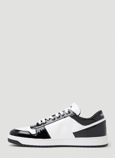 Prada Downtown Patent Sneakers Black pra0153016