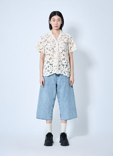 Moncler 短袖系扣衬衫 白色 mon0260018