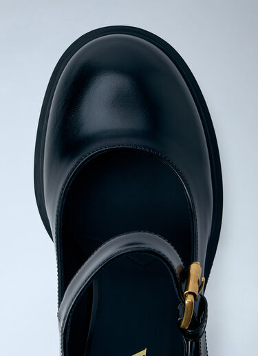 LN-CC® - Prada: Brushed Leather Pumps - Black Prada Brushed Leather Pumps Black pra0266024