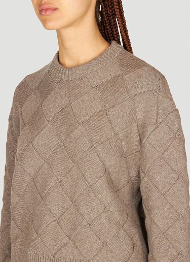 인트레치아토 니트 스웨터 Bottega Veneta 인트레치아토 니트 스웨터 브라운 bov0253085