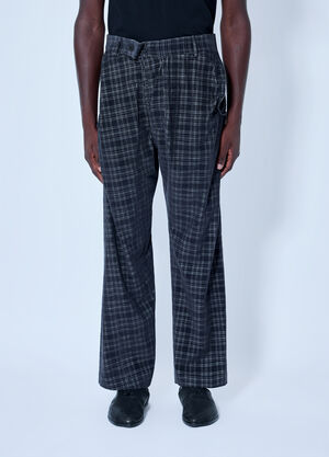 Vivienne Westwood Straight Drunken Trousers Grey vvw0165004