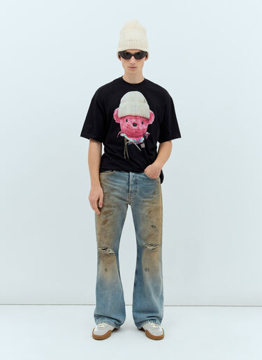 Graphic Print T-Shirt Acne Studios Graphic Print T-Shirt Black acn0157002