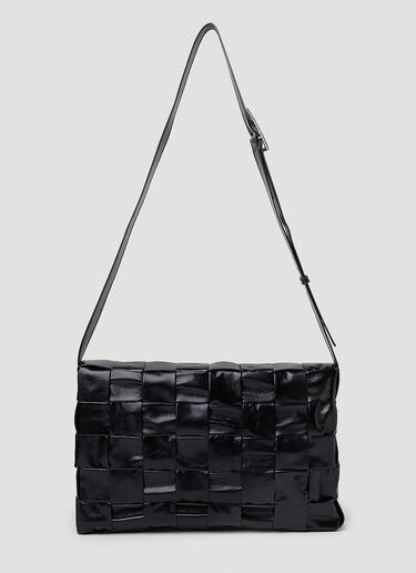 Patent Cassette Crossbody Bag Bottega Veneta Patent Cassette Crossbody Bag Black bov0151073