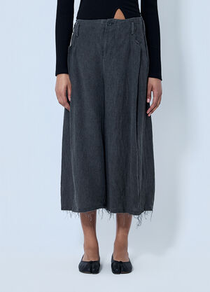 LIMI Feu Tuck Wide Pants Grey lmf0264007