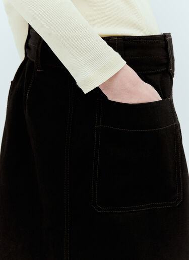 Lemaire 系带连衫半裙 黑色 lem0256009