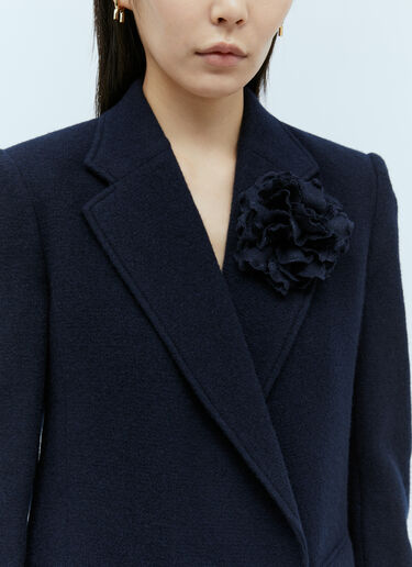 Chloé Buttonless Tailored Blazer Navy chl0255006