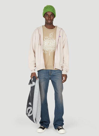 Acne Studios Glow In The Dark Logo Sweater Beige acn0154025