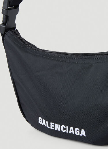 Balenciaga Sling Wheel 小号单肩包 黑 bal0245056