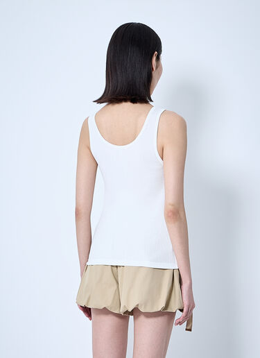 Chloé 로고 모티프 탱크탑  화이트 chl0260007