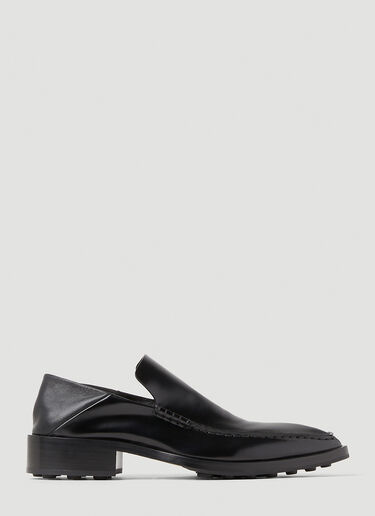 Jil Sander Pointed Moccasins Black jil0253030