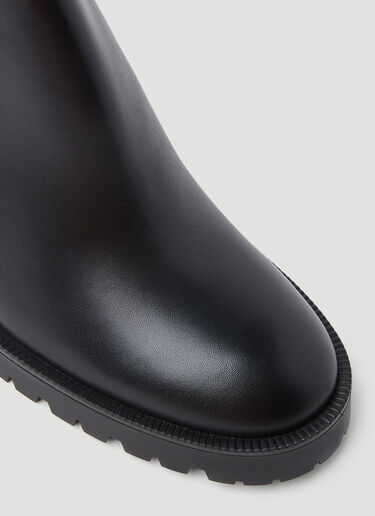 Burberry Allostock Heeled Chelsea Boots Black bur0253036