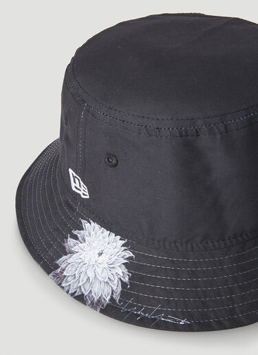 x New Era Dahlia Bucket Hat Yohji Yamamoto x New Era Dahlia Bucket Hat Black yoy0152018