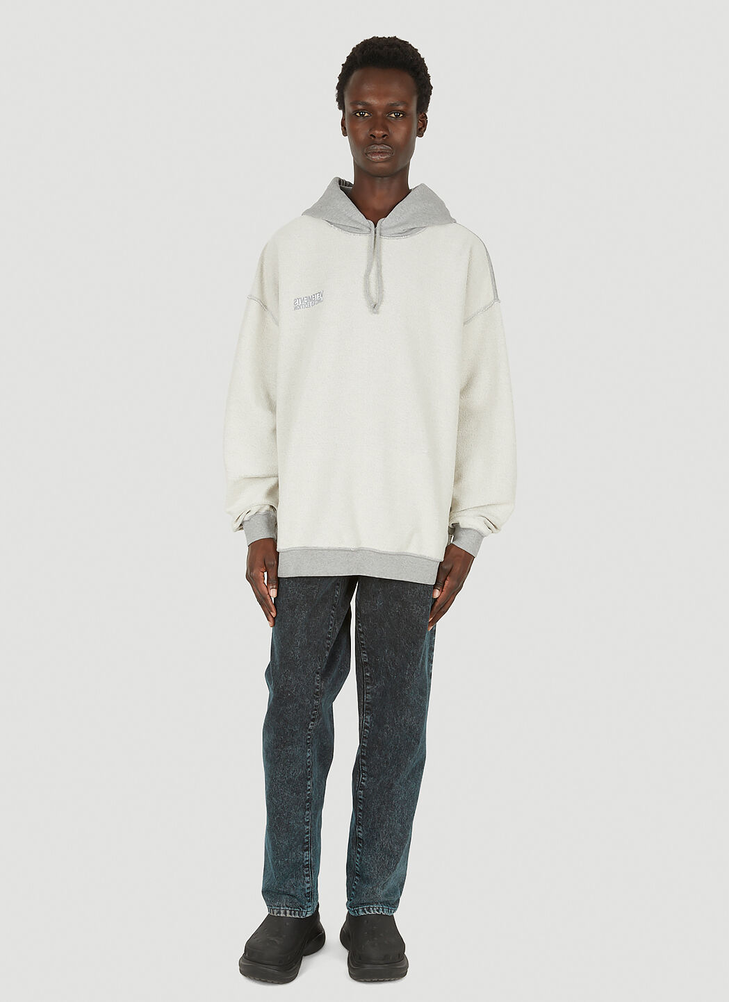 Vetements inside out sweatshirt hotsell