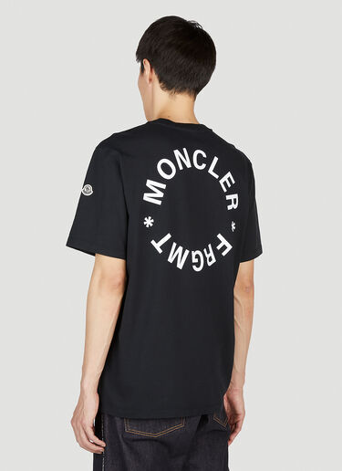 7 Moncler Fragment Logo T-Shirt Black mfr0354005