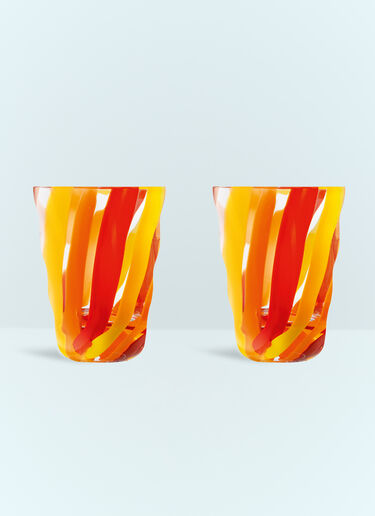 LSA International Set Of Two Folk Tumblers Multicolour wps0691306