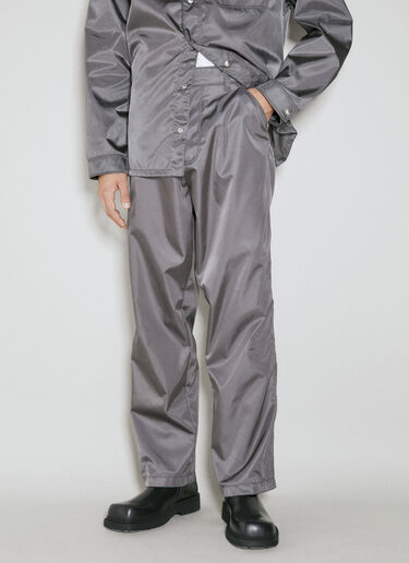 Prada 再生尼龙长裤 灰色 pra0153011